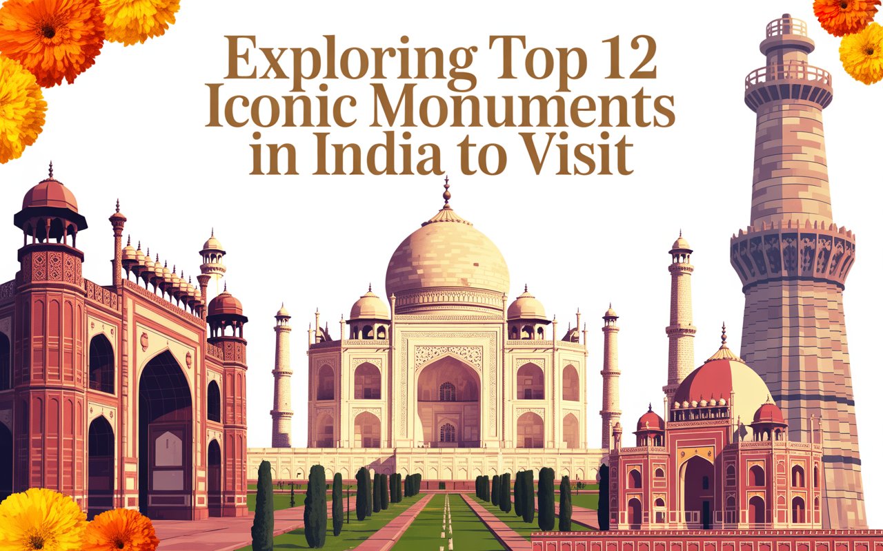 Exploring the Top 12 Iconic Monuments in India to Visit